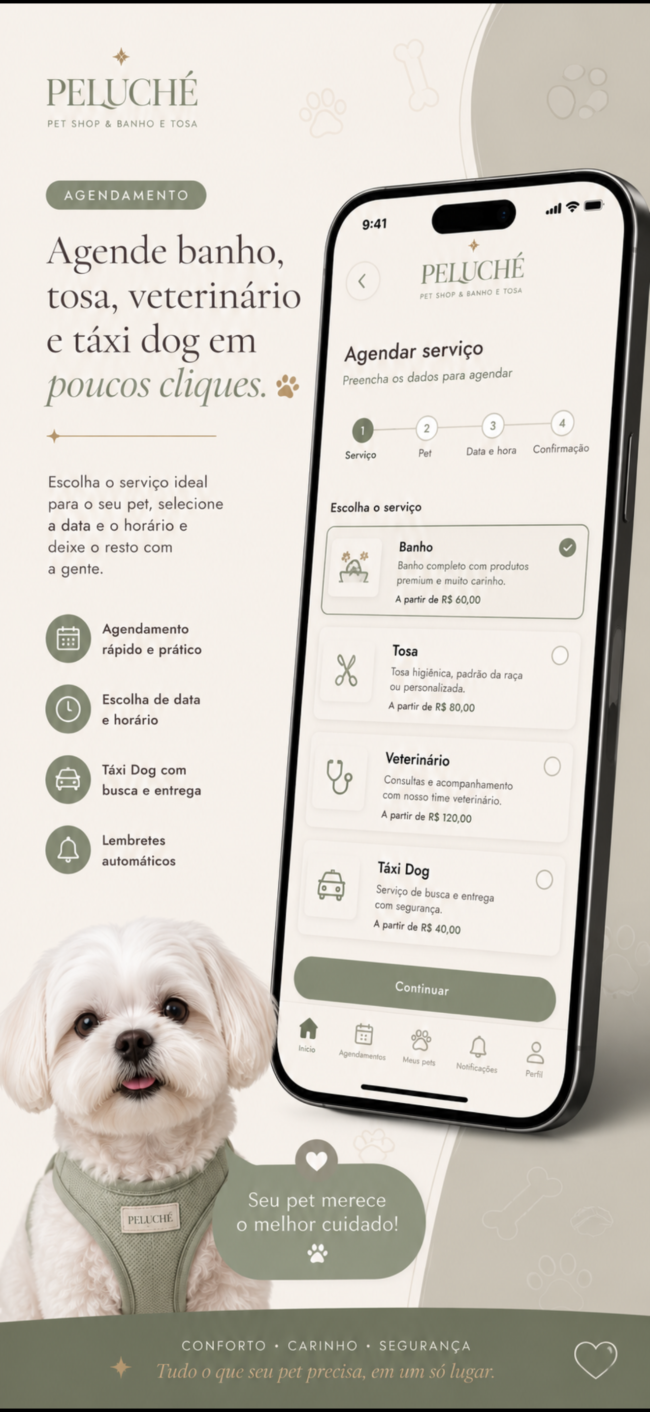 Peluché App – tela 2