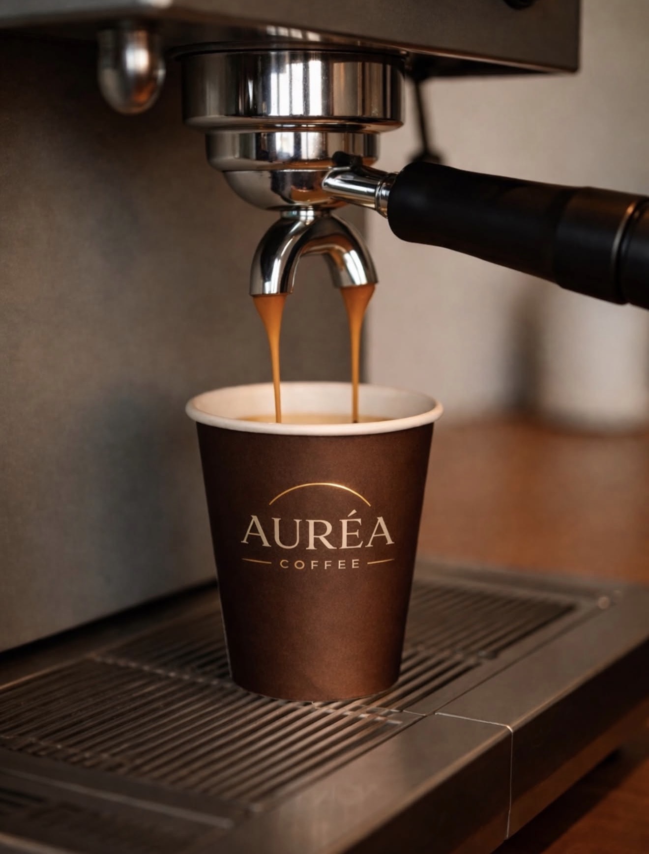 Áurea Coffee – Mockup