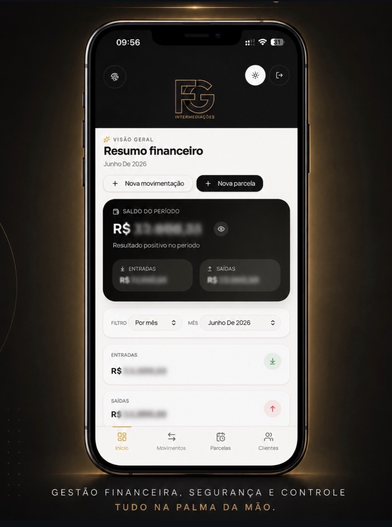 FG Finance Hub – tela 2