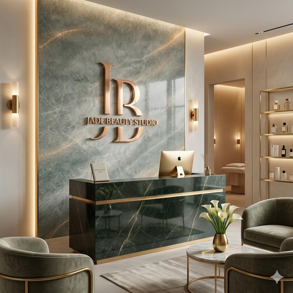 Jade Beauty Studio – Mockup