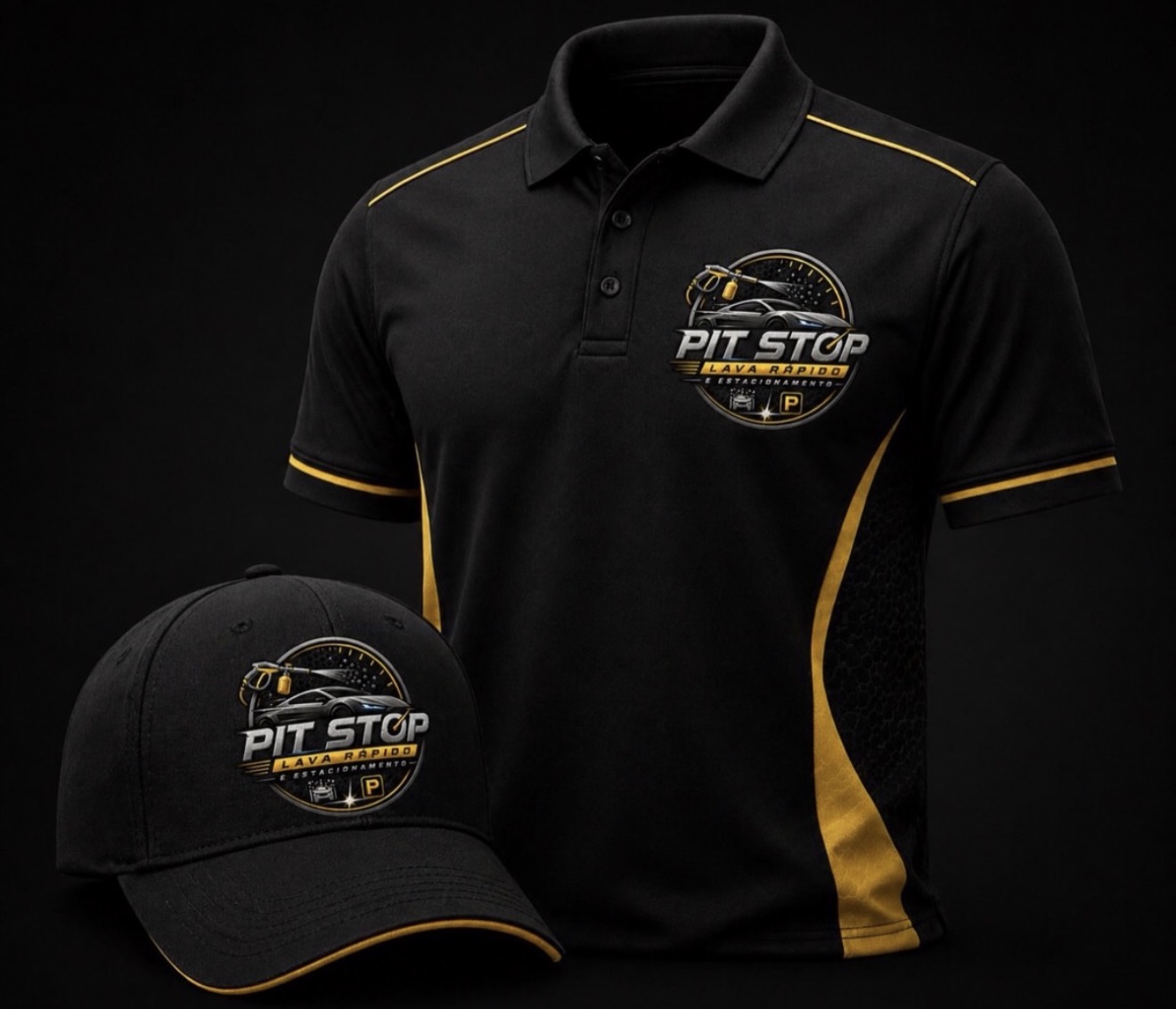 Pit Stop Lava Rápido – Mockup