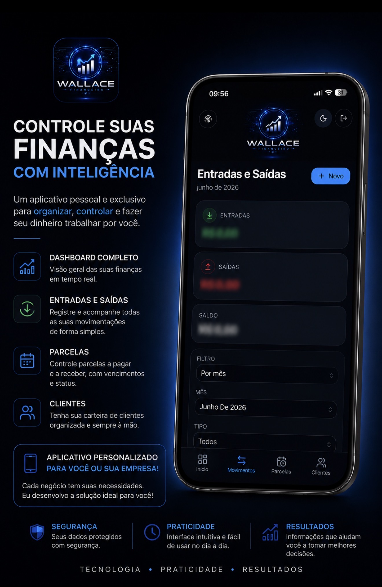 Wallace Finance Hub – tela 3